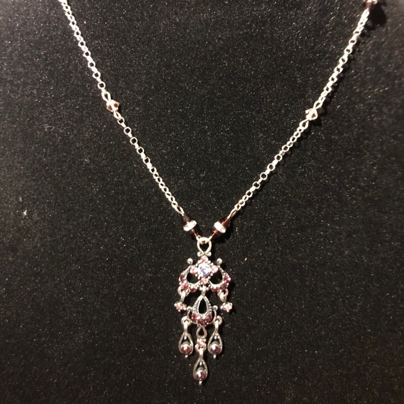 SS Swarovski Crystal Lariat, Owl Pendant Choker - Picture 1 of 4